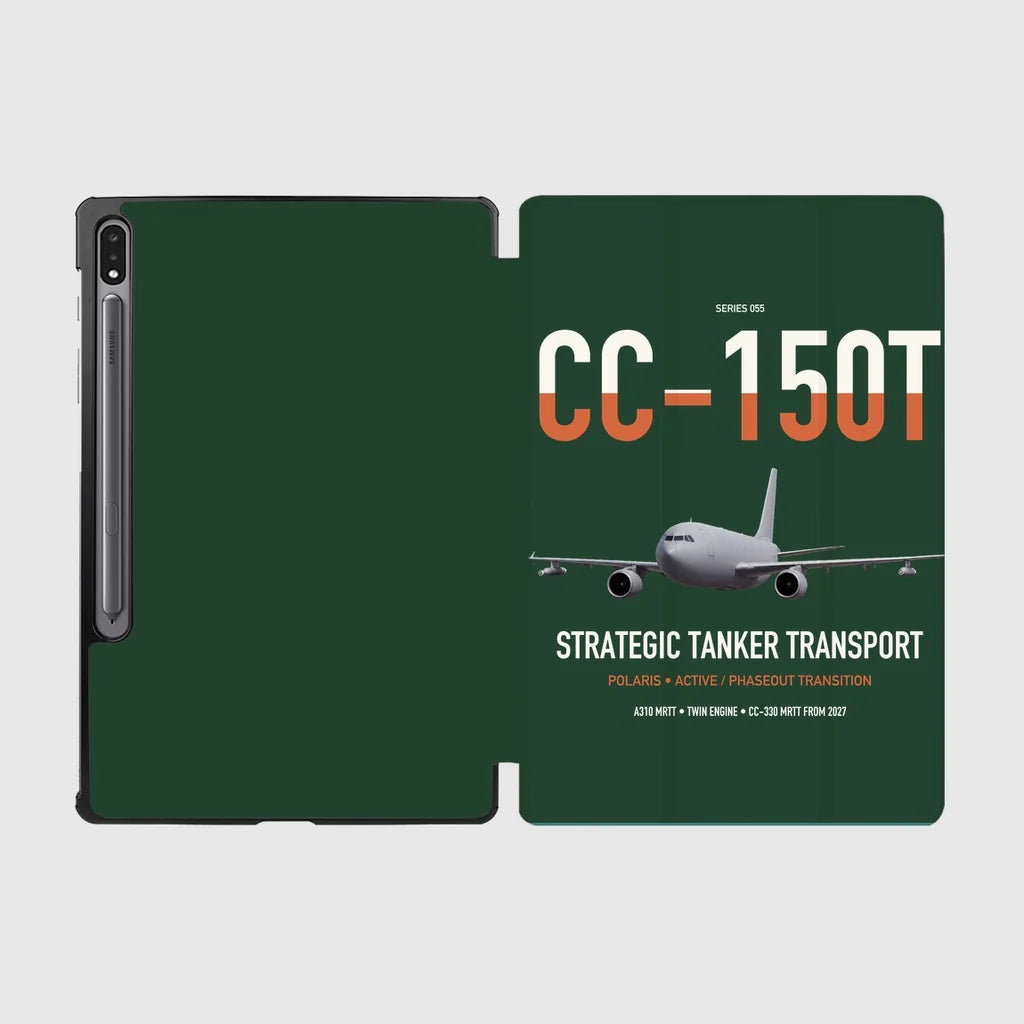 Airbus CC-150T Polaris design on dark green samsung tablet tablet case