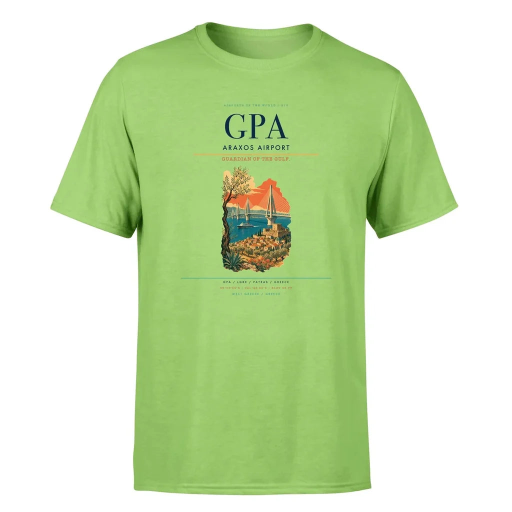 Patras Airport (GPA) Premium T-Shirt Light Green
