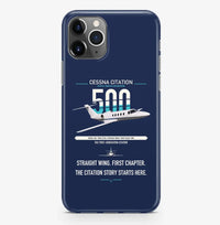 Thumbnail for Cessna Citation 500 - Citation I design on navy blue magsafe iphone case, for iPhone Pro Max