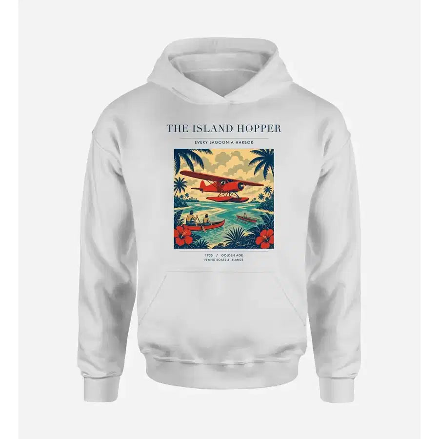 VINTAGE G4024 - The Island Hopper - Premium Hoodie design on white premium