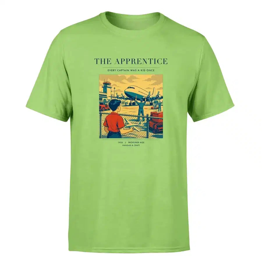 VINTAGE G4108 - The Apprentice - Premium T-Shirt design on lightgreen premium t shirt