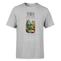 Thumbnail for Trieste Airport (TRS) T-Shirt single-side front print in Light Gray | trieste-airport-trs-double-side-t-shirt