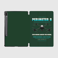 Thumbnail for Skyfront Perimeter 8 design on dark green samsung tablet tablet case