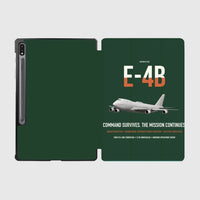 Thumbnail for E-4B Nightwatch design on dark green samsung tablet tablet case