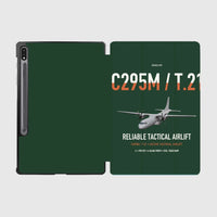 Thumbnail for Airbus C295M T.21 design on dark green samsung tablet tablet case