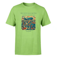 Thumbnail for VINTAGE G4388 - The County Seat Shuttle - Premium T-Shirt design on lightgreen premium t shirt