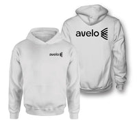 Thumbnail for Avelo Airlines logo on white double side hoodie