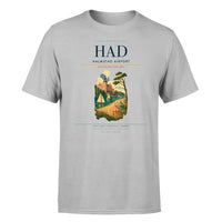 Thumbnail for Halmstad Airport (HAD) T-Shirt single-side front print in Light Gray | halmstad-airport-had-double-side-t-shirt