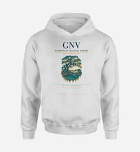 Thumbnail for Gainesville Regional Airport (GNV) design on white hoodie single-side print
