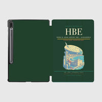 Thumbnail for Borg El Arab Airport (HBE) design on dark green samsung tablet tablet case