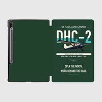 Thumbnail for DHC-2 Beaver Mk I design on dark green samsung tablet tablet case