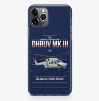 Thumbnail for HAL ALH Dhruv Mk III design on navy blue magsafe iphone case, for iPhone Pro Max