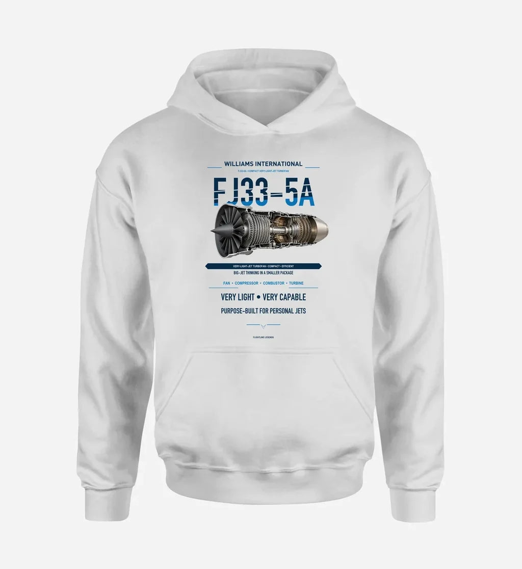 FJ33-5A design on white hoodie single side