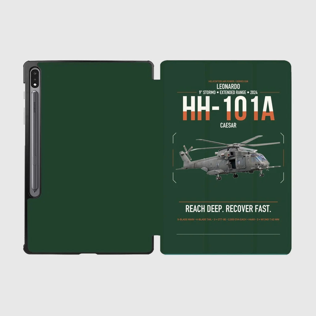 Leonardo HH-101A Caesar design on dark green samsung tablet tablet case