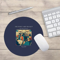 Thumbnail for VINTAGE G4467 - The Wide Cabin Mockup - Designed Mouse Pads design on navyblue round