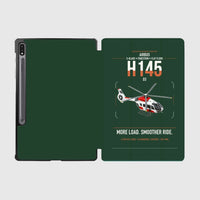 Thumbnail for Airbus H145 D3 design on dark green samsung tablet tablet case