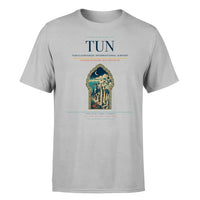 Thumbnail for Tunis-Carthage International Airport (TUN) T-Shirt single-side front print in Light Gray | tunis-carthage-international-airport-tun-double-side-t-shirt