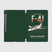 Thumbnail for F-4J Phantom II design on dark green samsung tablet tablet case