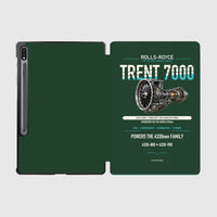 Thumbnail for TRENT 7000 design on dark green samsung tablet tablet case