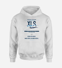 Thumbnail for Cessna Citation XLS design on white double-side hoodie, single-side print