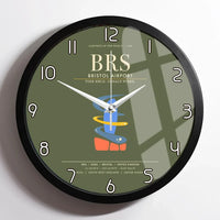 Thumbnail for Bristol Airport BRS Wall-Clock Framed - Green Army