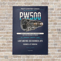 Thumbnail for PW500 vertical canvas print - no frame - navy blue background
