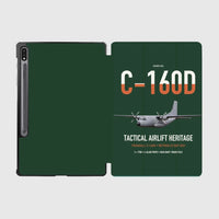 Thumbnail for Transall C-160D design on dark green samsung tablet tablet case