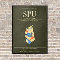 Thumbnail for Split Airport SPU - Canvas Framed - Green Army