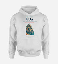 Thumbnail for Genoa Cristoforo Colombo Airport (GOA) design on white hoodie single-side print