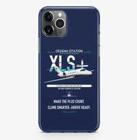 Thumbnail for Cessna Citation XLSPlus design on navy blue magsafe iphone case, for iPhone Pro Max