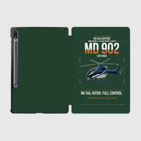 Thumbnail for MD Helicopters MD 902 Explorer design on dark green samsung tablet tablet case