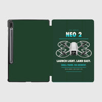 Thumbnail for DJI Neo 2 design on dark green samsung tablet tablet case
