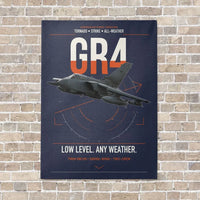 Thumbnail for Panavia Tornado GR4 vertical canvas print - no frame - navy blue background