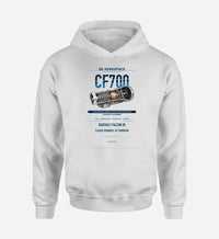 Thumbnail for CF700 design on white hoodie single side