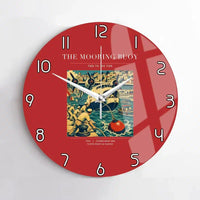 Thumbnail for VINTAGE G4183 - The Mooring Buoy - Designed Wall Clocks design on red no-frame