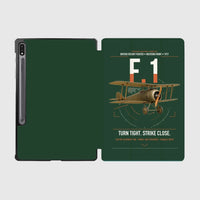 Thumbnail for Sopwith Camel F.1 design on dark green samsung tablet tablet case
