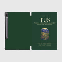 Thumbnail for Tucson International Airport (TUS) design on dark green samsung tablet tablet case