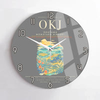 Thumbnail for Okayama Momotaro Airport OKJ Wall-Clock No-Frame - Gray
