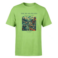 Thumbnail for VINTAGE G4029 - The Bush Pilots - Premium T-Shirt design on lightgreen premium t shirt