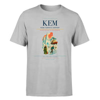 Thumbnail for Kemi-Tornio Airport (KEM) T-Shirt single-side front print in Light Gray | kemi-tornio-airport-kem-double-side-t-shirt