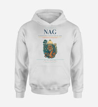 Thumbnail for Dr. Babasaheb Ambedkar International Airport (NAG) design on white hoodie single-side print