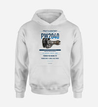 Thumbnail for PW2040 design on white hoodie single side