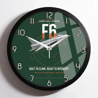 Thumbnail for English Electric Lightning F6 design on dark green framed wall clock