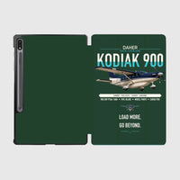 Thumbnail for Daher Kodiak 900 design on dark green samsung tablet tablet case
