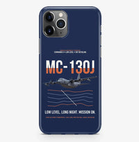 Thumbnail for MC-130J COMMANDO II design on navy blue magsafe iphone case, for iPhone Pro Max