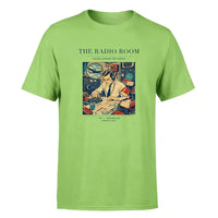 Thumbnail for VINTAGE G4106 - The Radio Room - Premium T-Shirt design on lightgreen premium t shirt