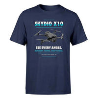 Thumbnail for Skydio X10 design on navy blue single side