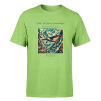 Thumbnail for VINTAGE G4021 - The Andes Crossing - Premium T-Shirt design on lightgreen premium t shirt