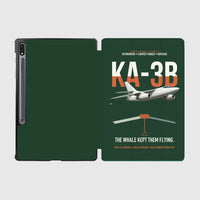 Thumbnail for KA-3B Skywarrior design on dark green samsung tablet tablet case