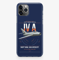 Thumbnail for Dassault Mystère IV A design on navy blue magsafe iphone case, for iPhone Pro Max